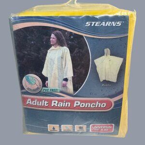 NEW Stearns Adult Rain Poncho Universal Size 50"x80" PVC-Free Waterproof Light
